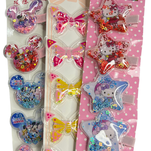 Kids Butterfly Sparkle filled Hair Pin - 1PCS