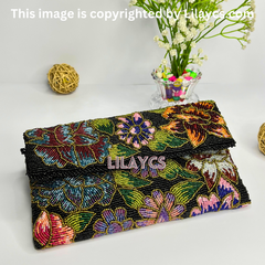 Garden Party Multi-Flowers Clutch