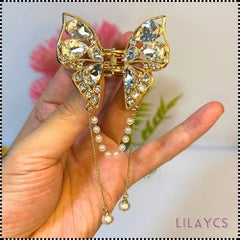 Butterfly Snap Hair Clips - Stylish Metallic Accessories for Girls and Women