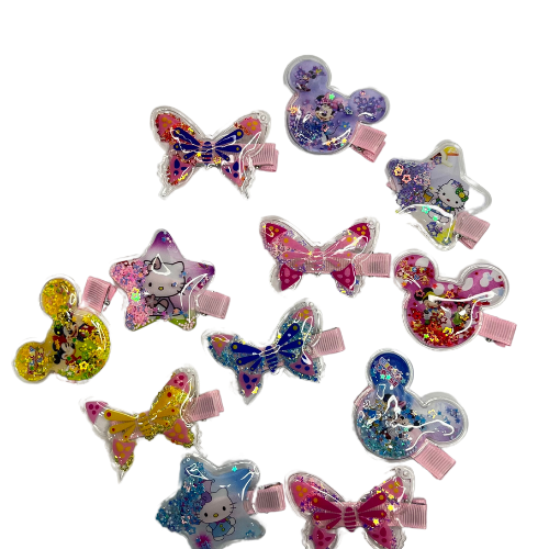 Kids Butterfly Sparkle filled Hair Pin - 1PCS