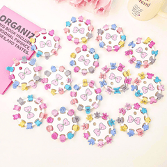 Random 10 PCS - Korean Style Hair Clip Set: 10PCS Mini Hair Clips for Girls - Perfect Birthday Gift and Hair Accessories