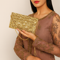Golden Luxe Clutch