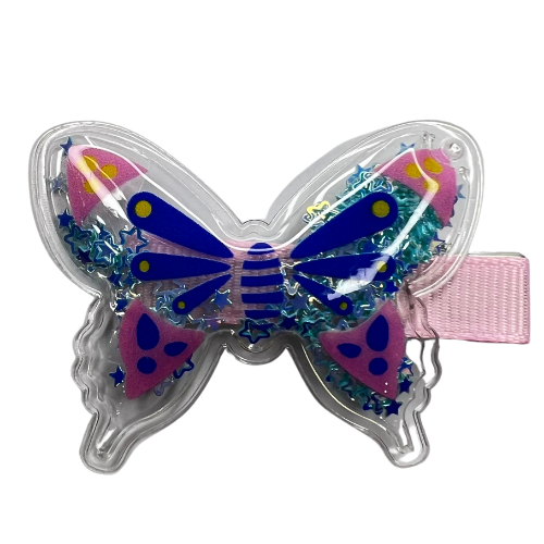 Kids Butterfly Sparkle filled Hair Pin - 1PCS