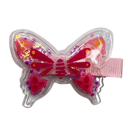 Kids Butterfly Sparkle filled Hair Pin - 1PCS