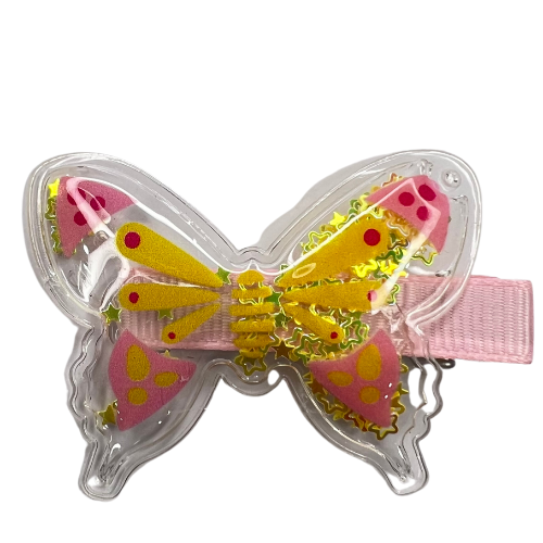 Kids Butterfly Sparkle filled Hair Pin - 1PCS