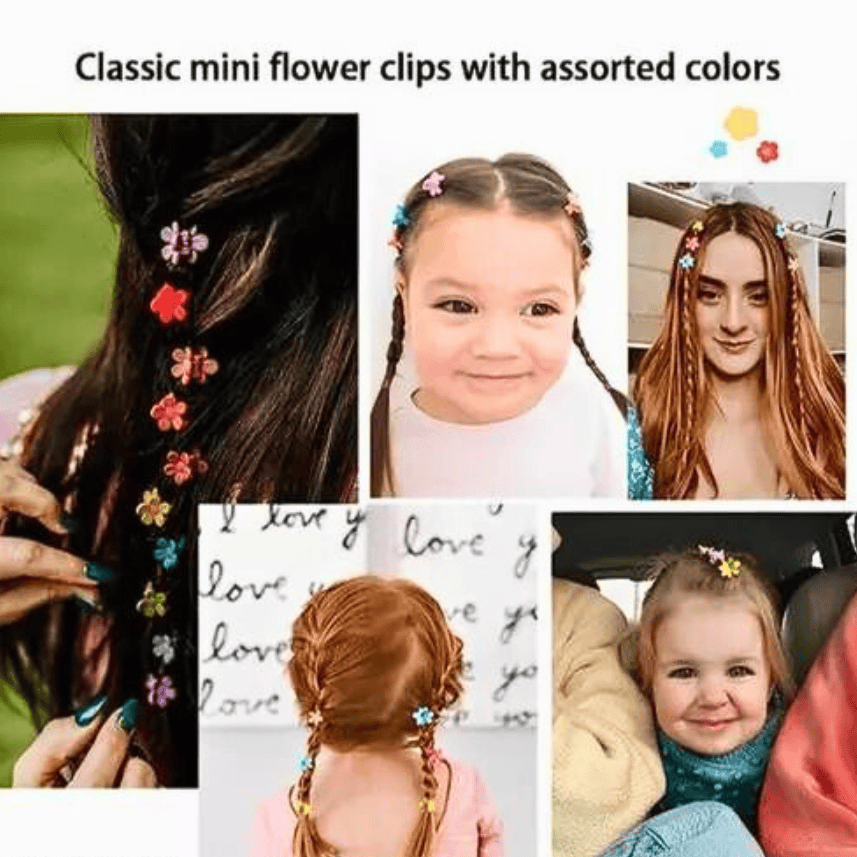 Random 10 PCS - Korean Style Hair Clip Set: 10PCS Mini Hair Clips for Girls - Perfect Birthday Gift and Hair Accessories