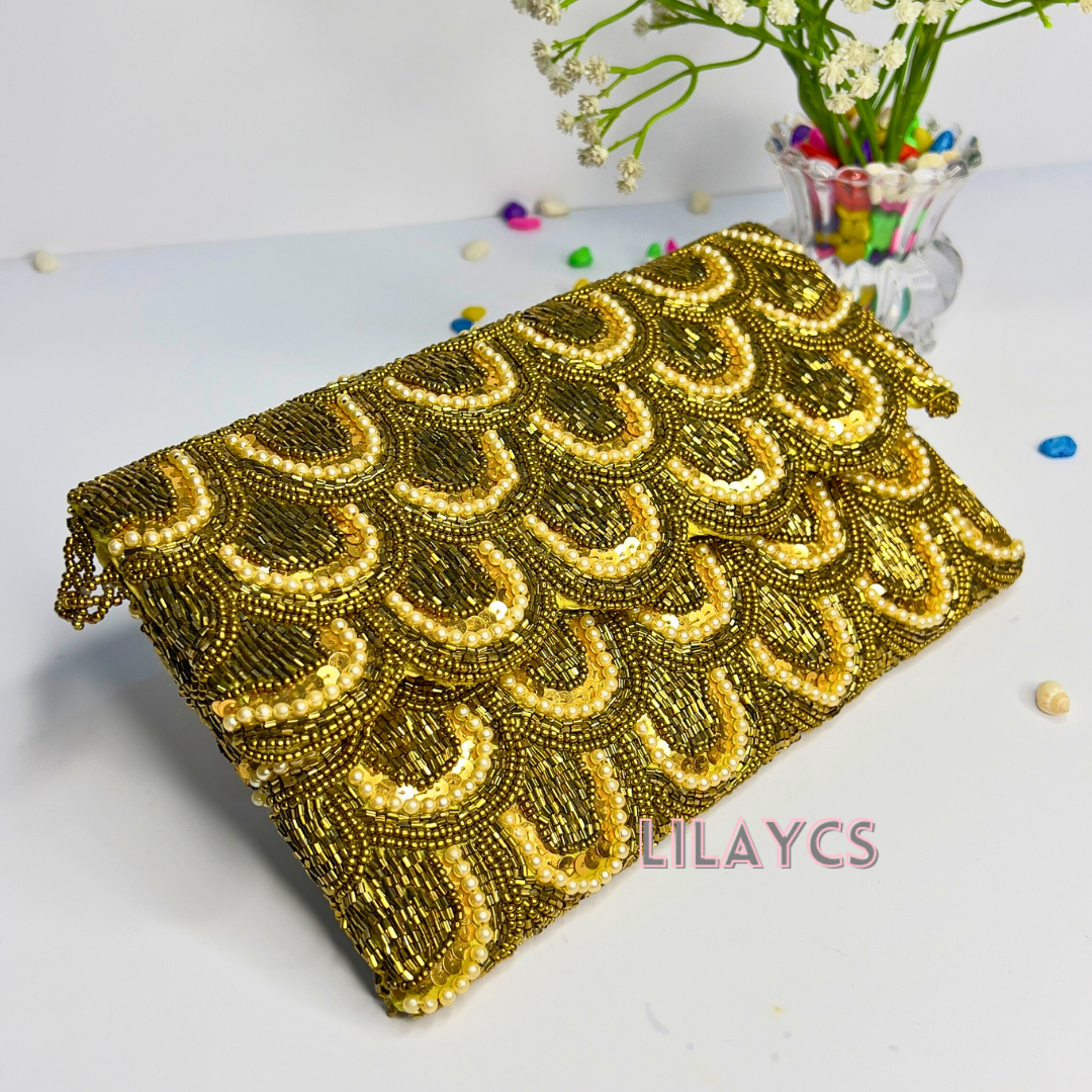 Mahdi Designs Beaded Clutch