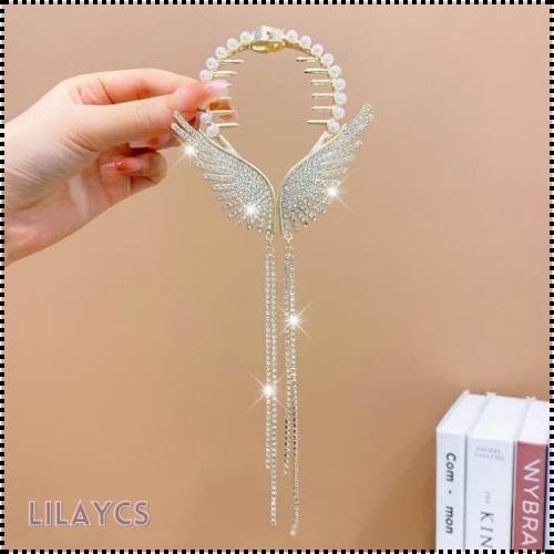 Pearl Butterfly Tassel Hair Clip - Korean Style Joora Wings