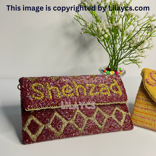 Custom Name and Design Clutch - Express Your Unique Style