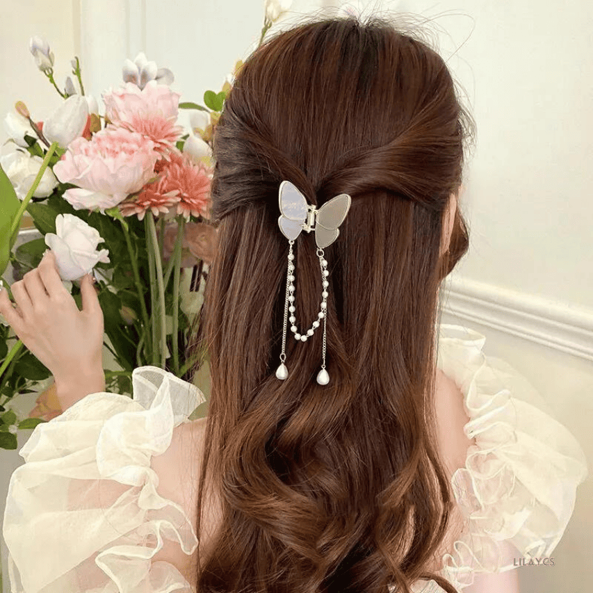 1PC Metal Fancy Alloy Butterfly Hair Clip