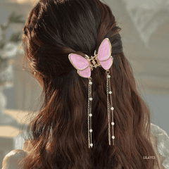 1PC Metal Fancy Alloy Butterfly Hair Clip