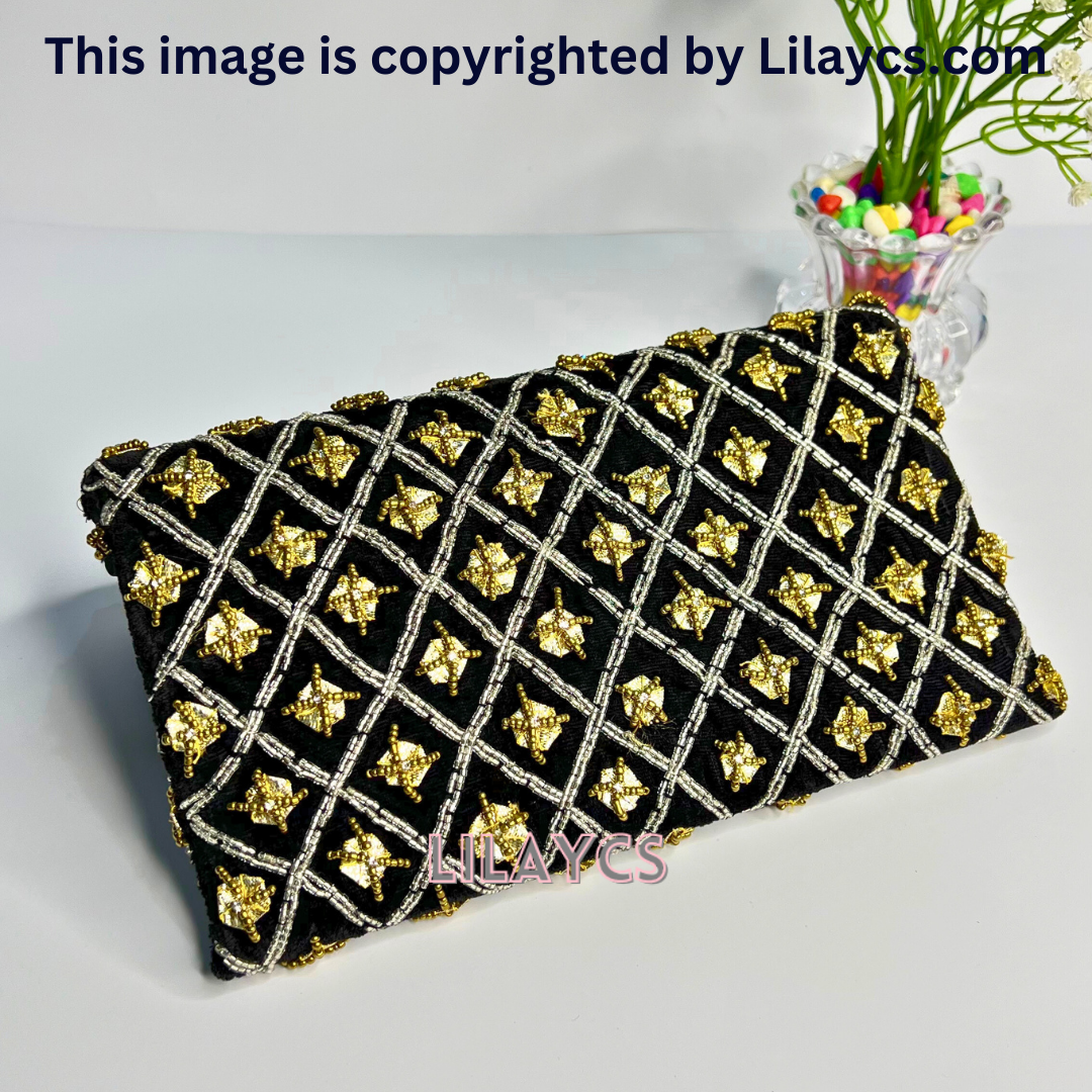 Handmade Beauty Beaded Clutch