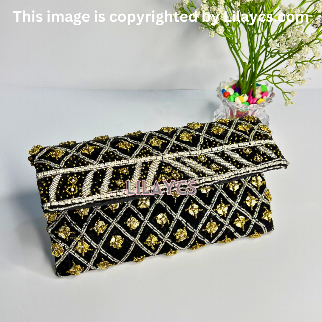 Handmade Beauty Beaded Clutch