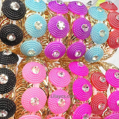 Box Price - 12 Piece Gold Cute Girls Kids Metal Gold Color Jewelry Sets in a Beautiful Bracelet Box