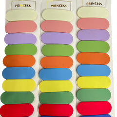 10 Pcs Matte Finish Candy Color Daily Use Tic Tack Hair Pin Accessories Tic Tac Clip  (Multicolor)