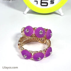 Box Price - 12 Piece Gold Cute Girls Kids Metal Gold Color Jewelry Sets in a Beautiful Bracelet Box