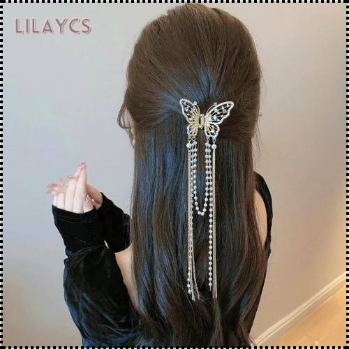 Luxury Butterfly Pearl Hair Claws - Premium Hair Accessories in Pakistan