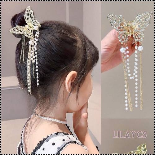 Luxury Butterfly Pearl Hair Claws - Premium Hair Accessories in Pakistan