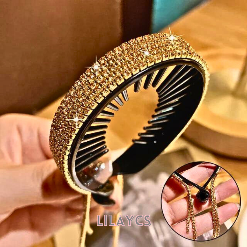 Sparkle and Shine: Rhinestone Hair Clip - Glamorous Hair Accessories for Women and Girls