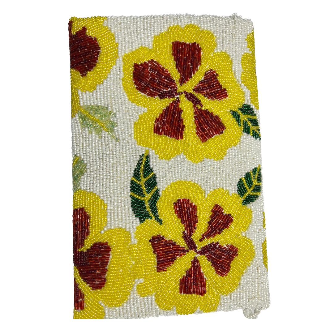 Yellow Flowers Multi Handmade Clutch - Blooms of Sunshine