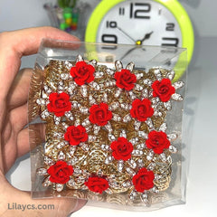 Box Price - 12 Piece Gold Cute Girls Kids Metal Gold Color Jewelry Sets in a Beautiful Bracelet Box