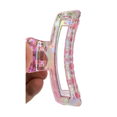 Transparent Elegance: Non-Slip Hair Claw Clips for Women – French Aesthetic Hair Accessories