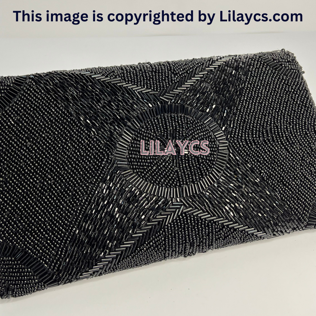 Sleek Elegance Premium Black Design Clutch