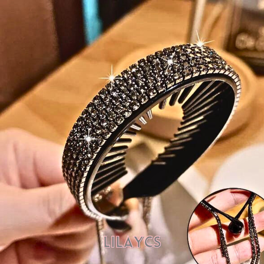 Sparkle and Shine: Rhinestone Hair Clip - Glamorous Hair Accessories for Women and Girls