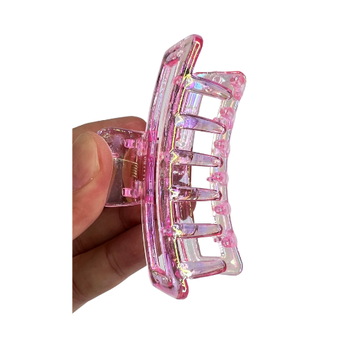 Transparent Elegance: Non-Slip Hair Claw Clips for Women – French Aesthetic Hair Accessories