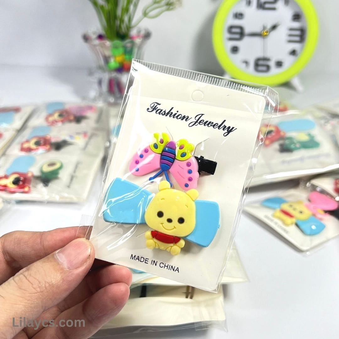 Silicon Kids Cute Hair Pins