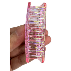 Transparent Elegance: Non-Slip Hair Claw Clips for Women – French Aesthetic Hair Accessories