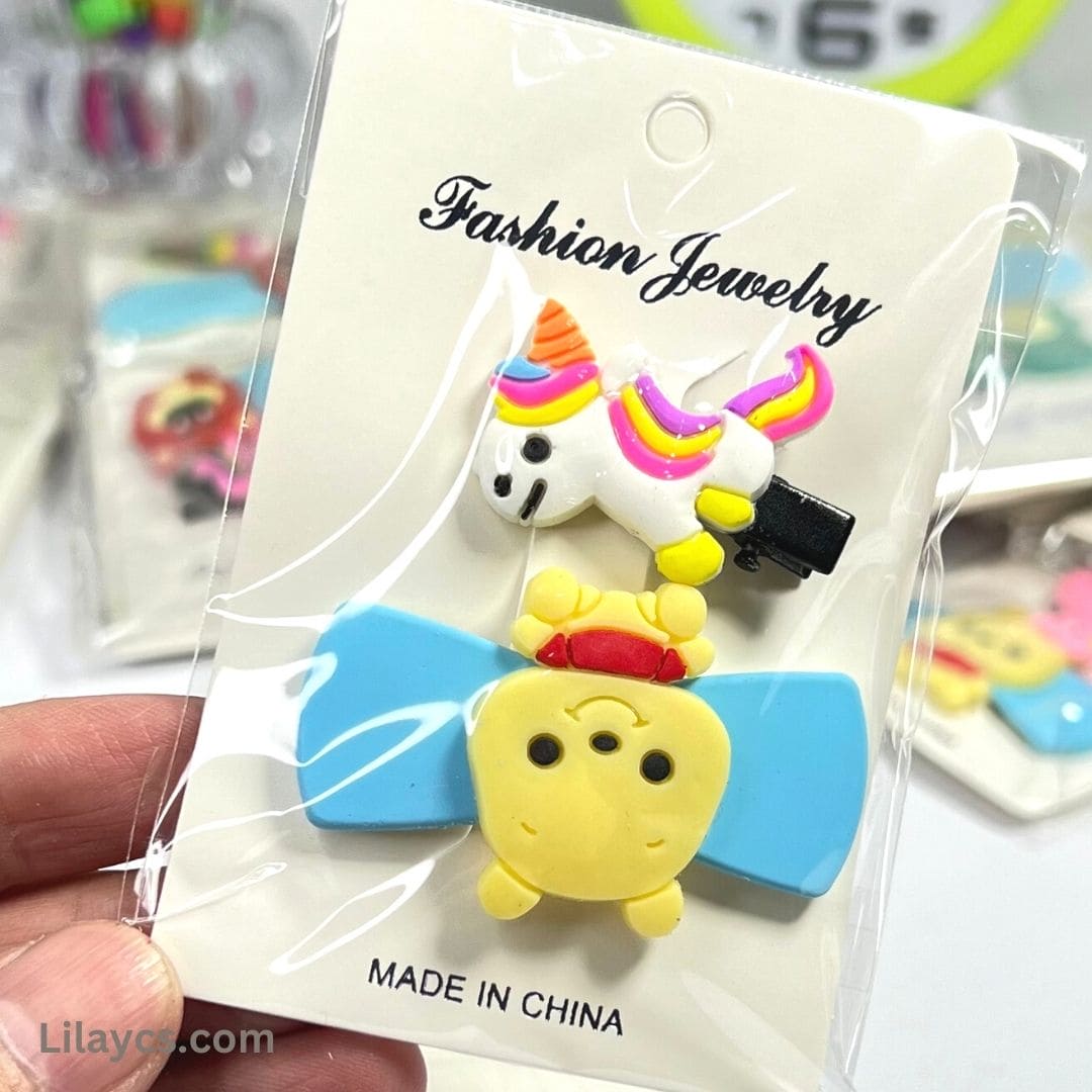 Silicon Kids Cute Hair Pins