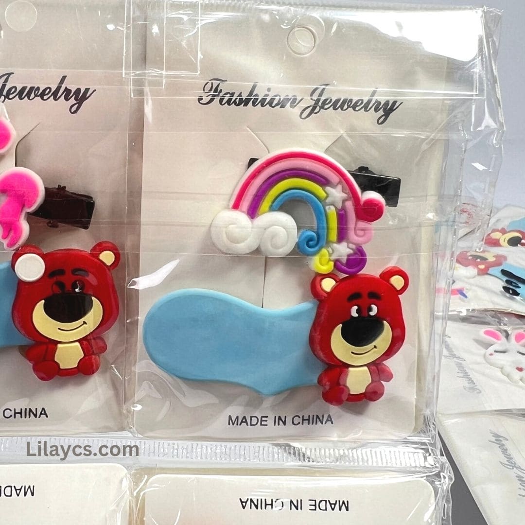 Silicon Kids Cute Hair Pins