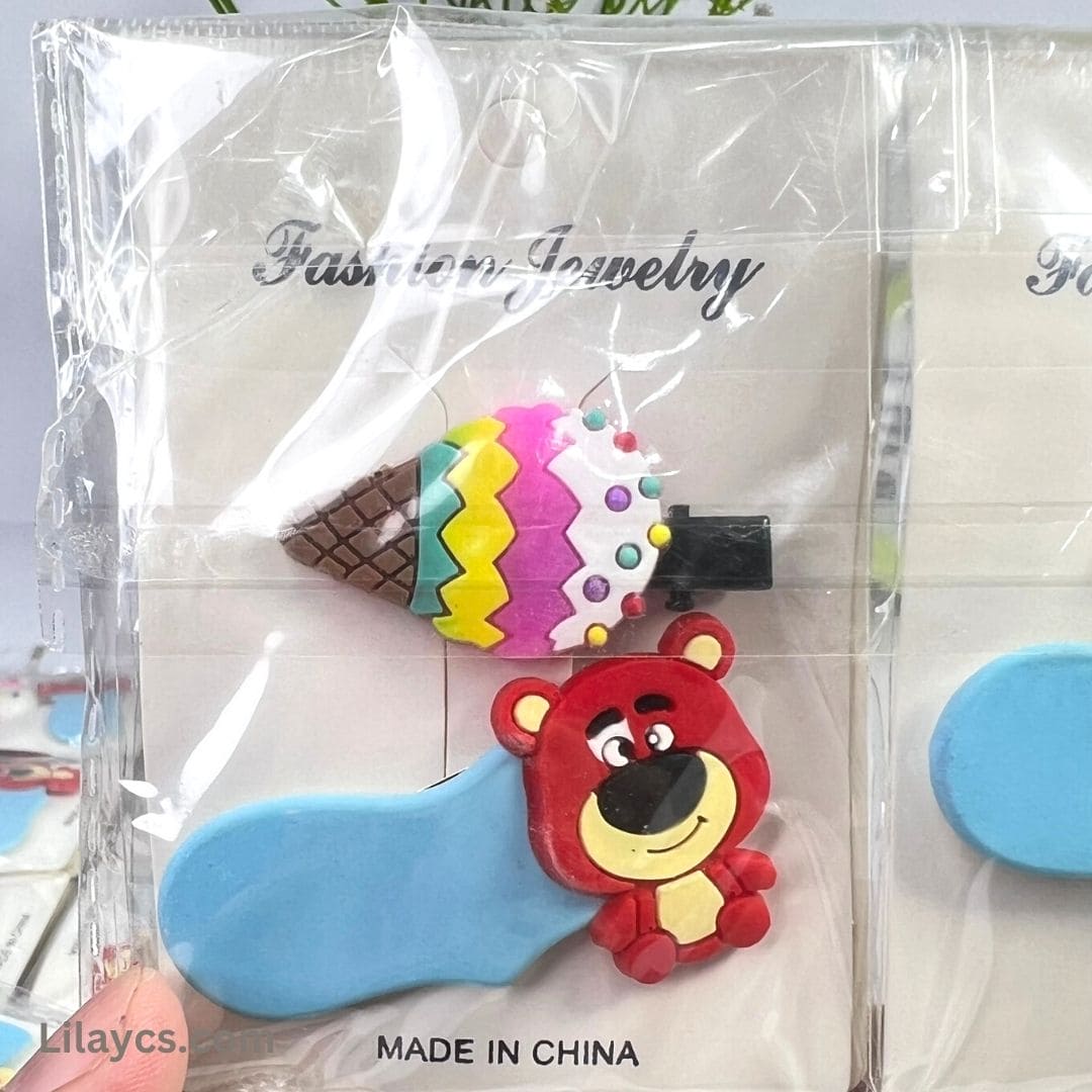 Silicon Kids Cute Hair Pins