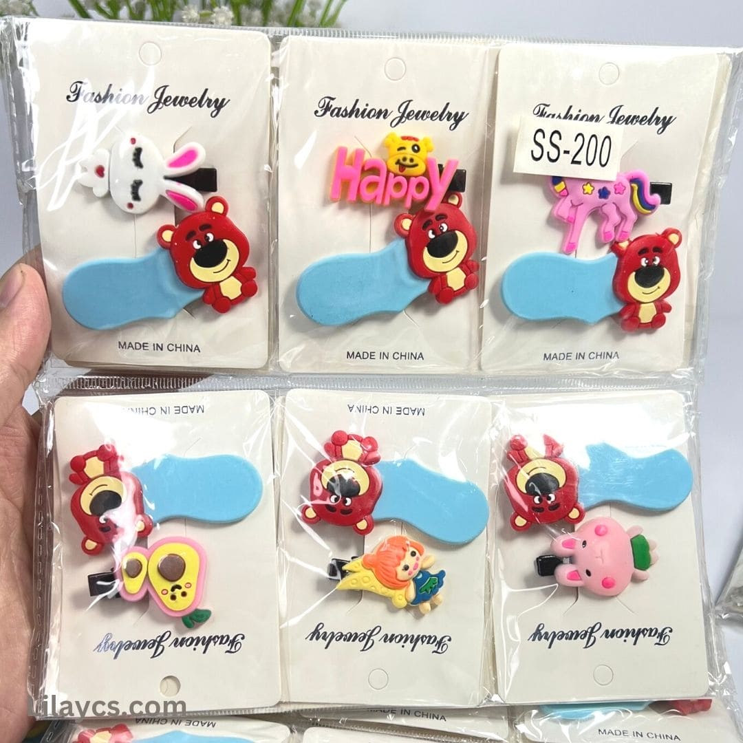 Silicon Kids Cute Hair Pins