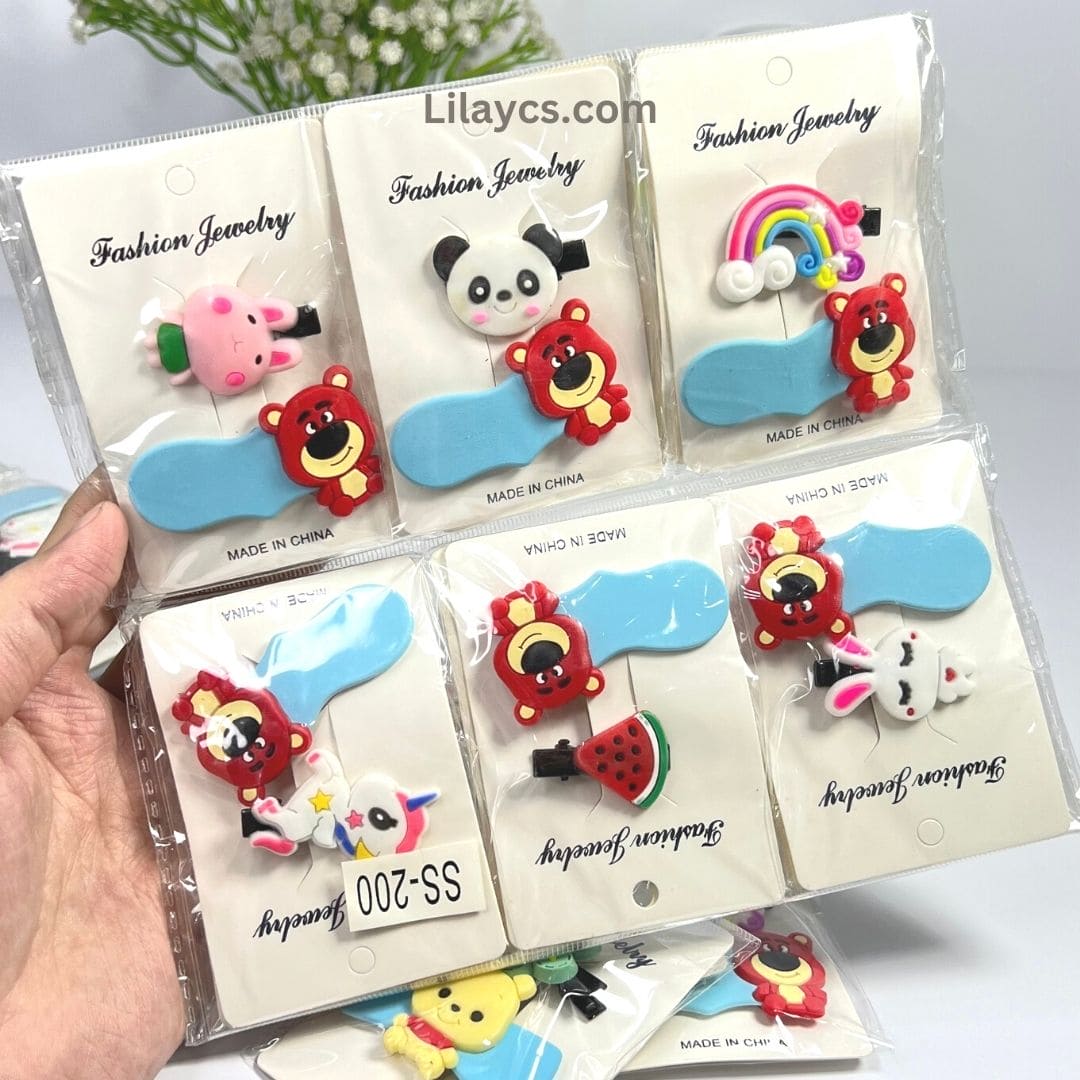 Silicon Kids Cute Hair Pins