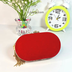 Red Beautiful Handcrafted Clutch for a Stylish Statement