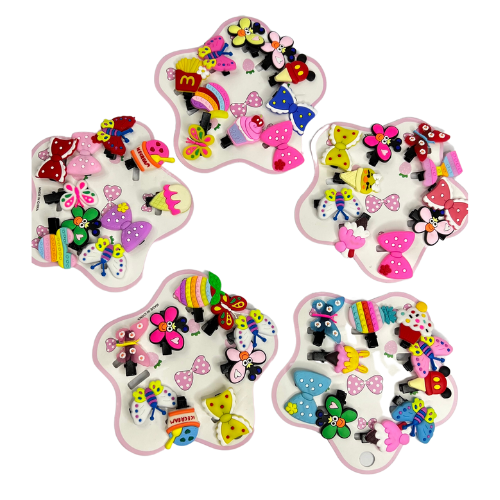 10 Hair Pins Set Complete Card