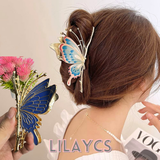 Butterfly Metal New Trendy Hair Catcher