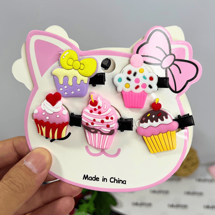 Cupcake and Ice Cream Style Hair Pins: Sweeten Up Your Hairstyle with Adorable Accessories