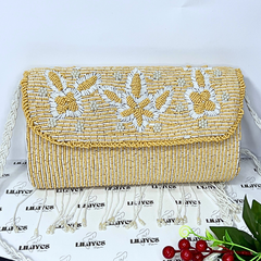 Luminary Dreams Designer Beaded Clutch