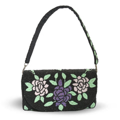 Black Petal Grace Bag
