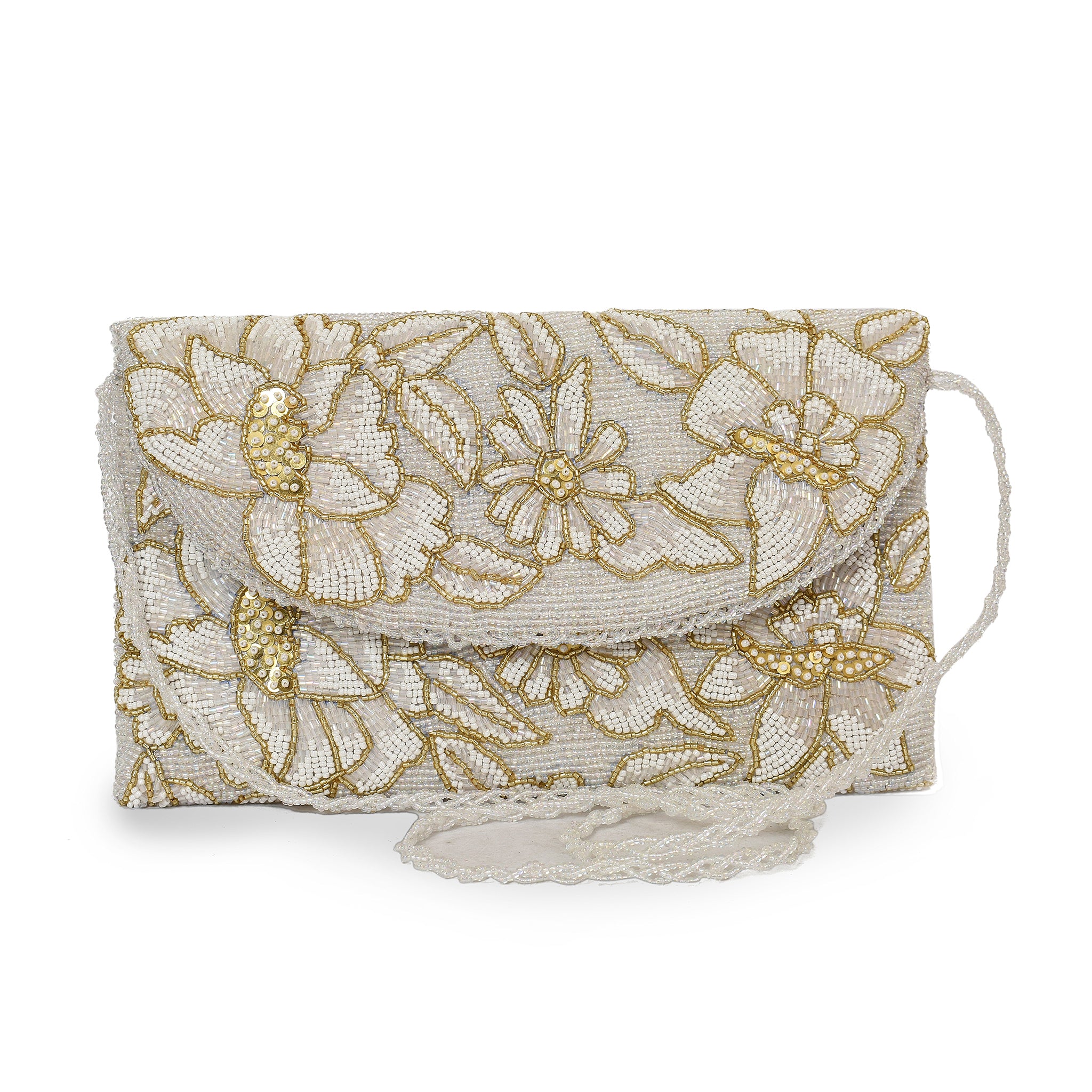 Soft Gleam Flora Clutch