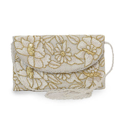 Soft Gleam Flora Clutch