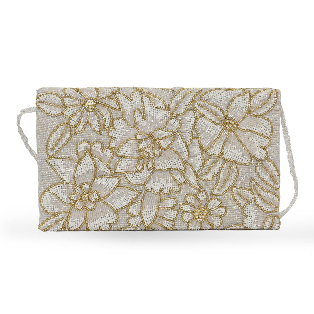 Soft Gleam Flora Clutch