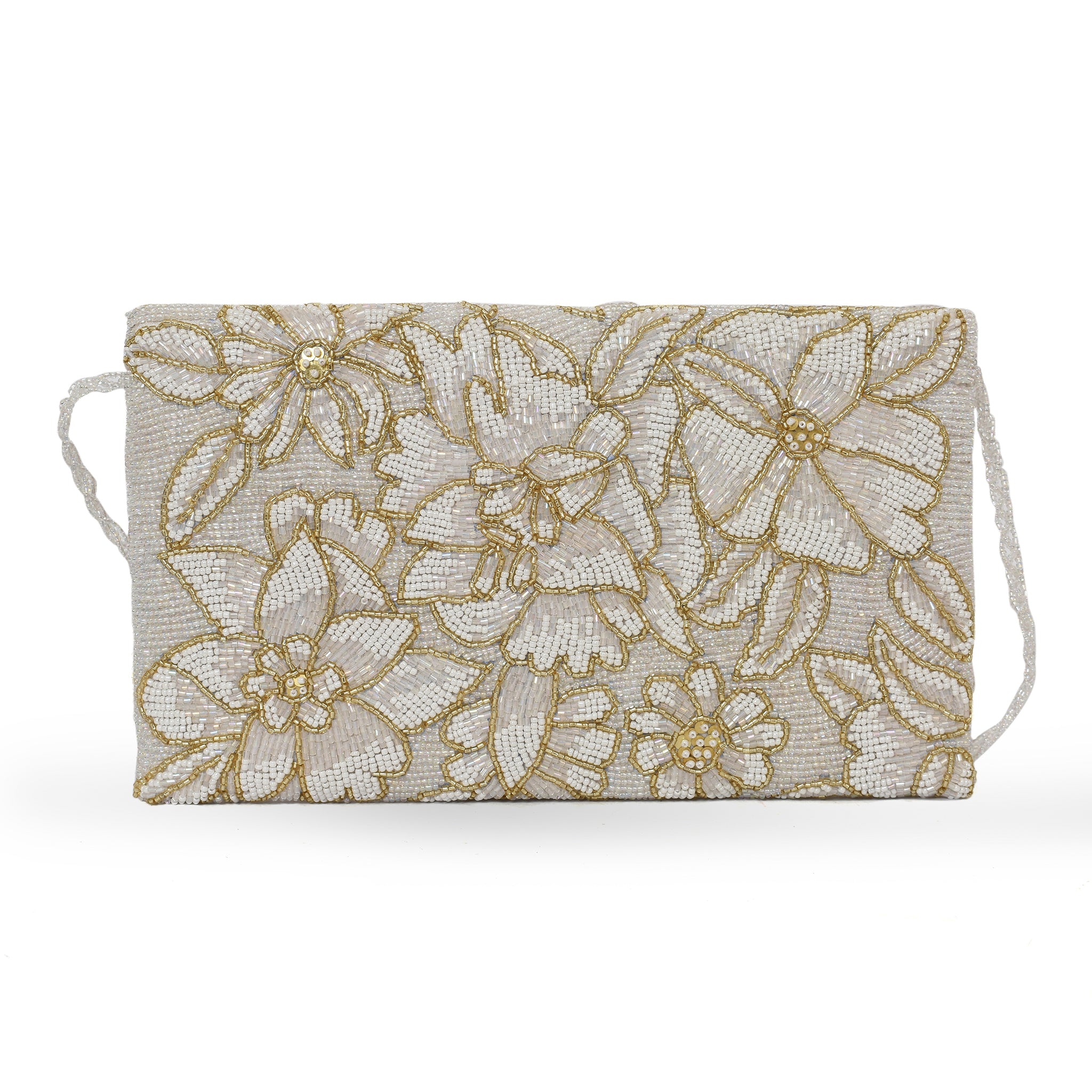 Soft Gleam Flora Clutch