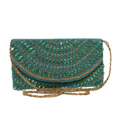 Green Royal Glow Clutch