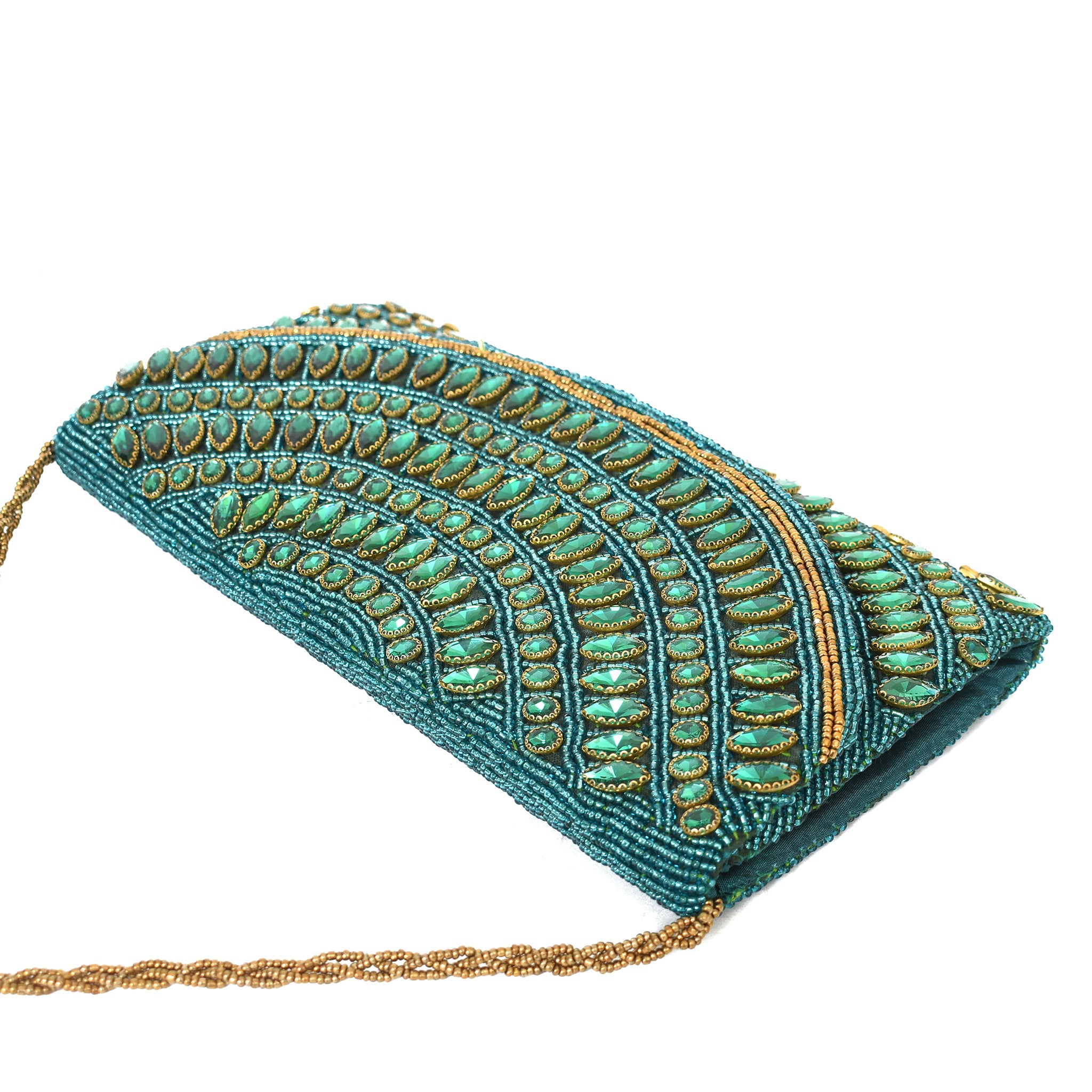 Green Royal Glow Clutch