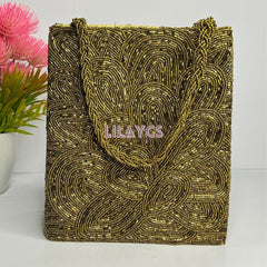 Evergreen Elegance Handmade Bag Beaded Collection