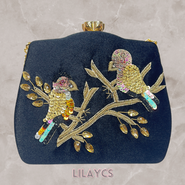 Silk Beaded Bag: Add Your Personal Touch to Elegance